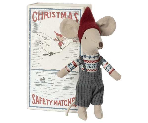 Maileg - Christmas mouse in box - big brother
