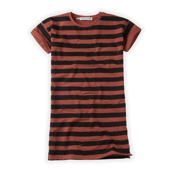 SPROET & SPROUT Tshirt dress painted stripe