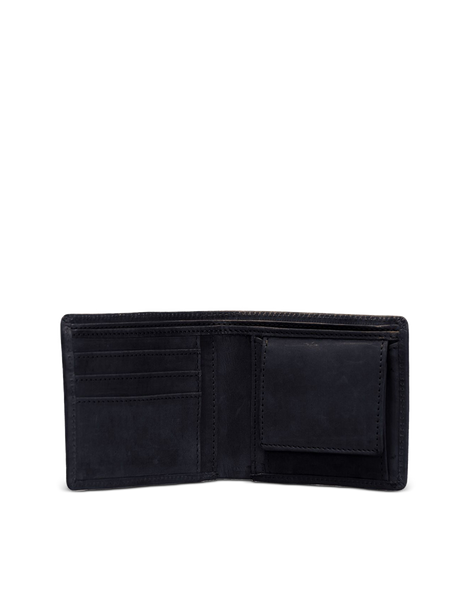 O MY BAG Tobi's Wallet Black / Hunter Leather