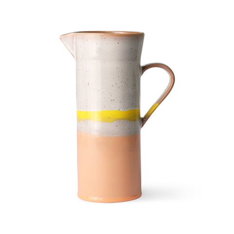 Hk living 70s ceramics: jug, sunrise