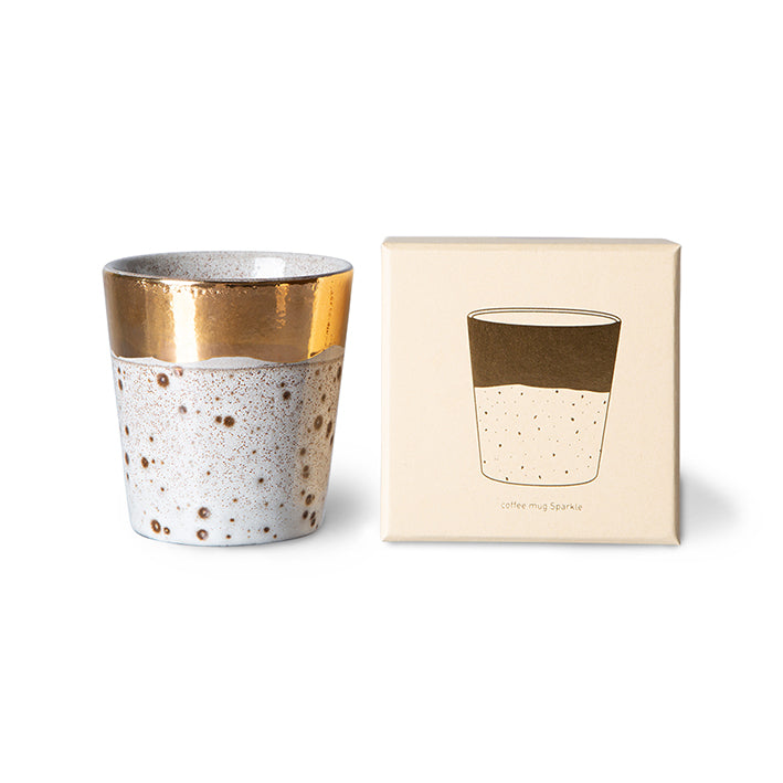 Hk living 70s ceramics: christmas special 2021, coffee mug, sparkle