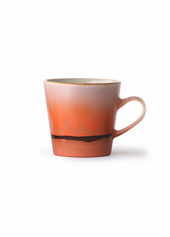 Hk living  ceramic 70's americano mug MARS