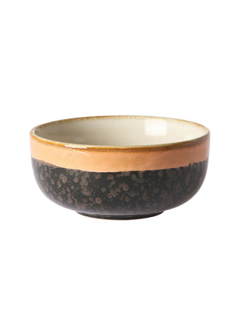 Hk living  ceramic 70's tapas bowls Lava