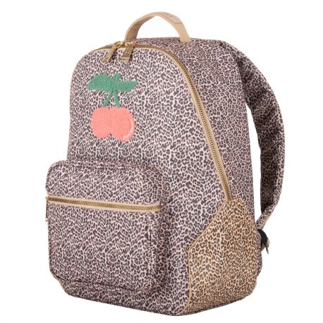 Jeune Premier | Backpack Bobbie leopard cherry